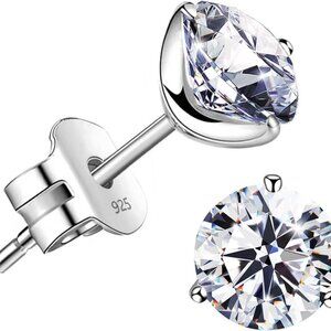 STUNNING FLAME" 18K Gold Plated Silver Brilliant Cut Simulated Diamond Cubic Zir